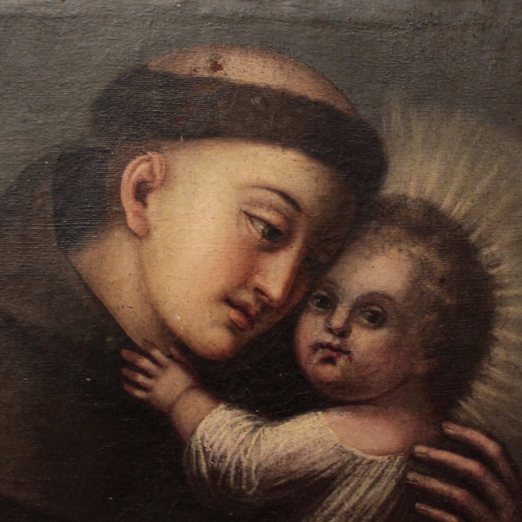 dipinto olio su tela di San Domenico