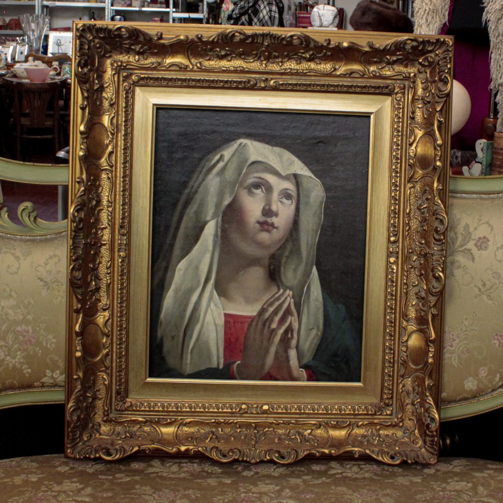 Dipinto antico Vergine Maria