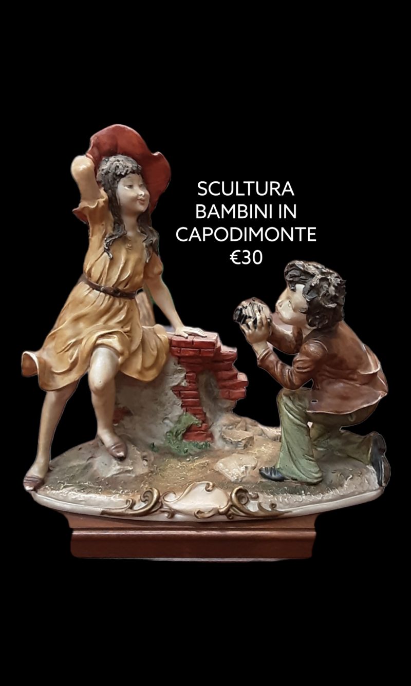 SCULTURA BAMBINI CAPODIMONTE 5